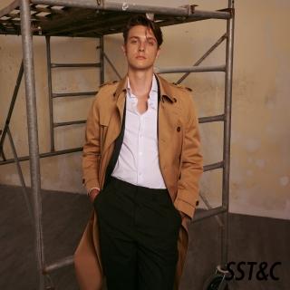 【SST&C】卡其色雙排扣長版風衣 00142410003(換季65折)