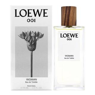 【LOEWE 羅威】001 Woman 女性淡香水 EDT 75ml(國際航空版)