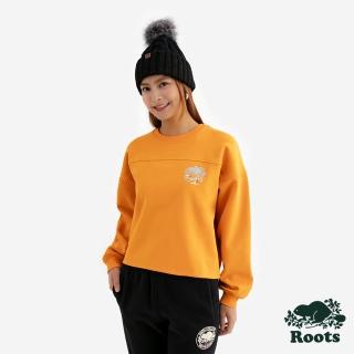 【Roots】Roots女裝- APRES SKI 圓領上衣(暖橘色)