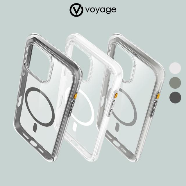 【VOYAGE】iPhone 16系列 超軍規防摔保護殼Pure Max+ 透黑/透白/鈦灰(2年尊榮級保固服務 支援Magsafe磁吸)