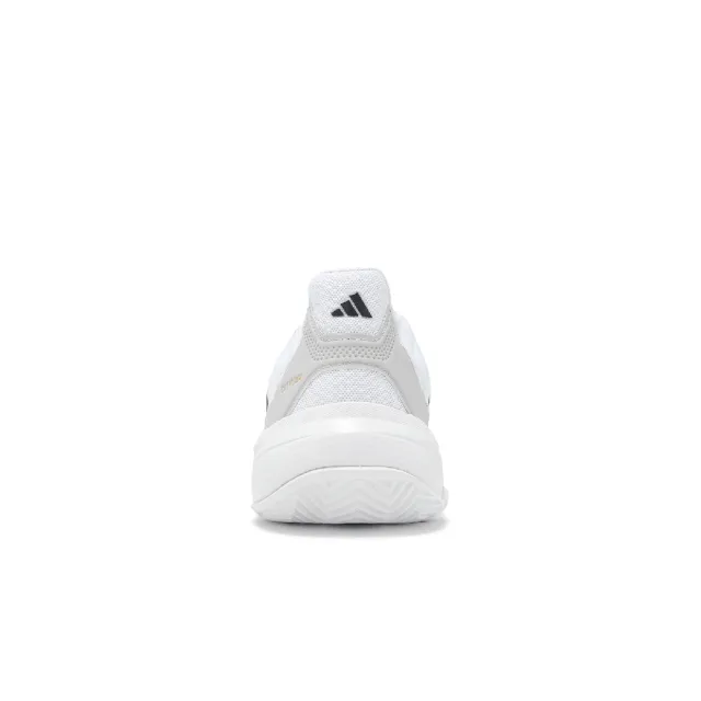 【adidas 愛迪達】網球鞋 CourtJam Control 3 M 男鞋 白 黑 運動鞋 愛迪達(IF7888)