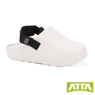 【ATTA】動感極彈包頭室外拖鞋-白色(涼鞋/休閒鞋)