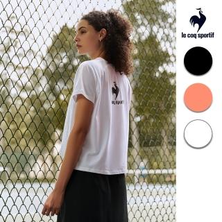 【LE COQ SPORTIF 公雞】官方直營 休閒潮流短袖T恤 女款-3色-LWU22202