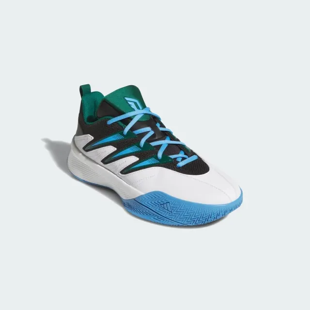 【adidas 愛迪達】Dame Certified 3 男 籃球鞋 運動 里拉德 球鞋 緩震 耐磨 白綠藍(JI1541)