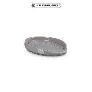 【Le Creuset】瓷器橢圓鏟座盤(迷霧灰)