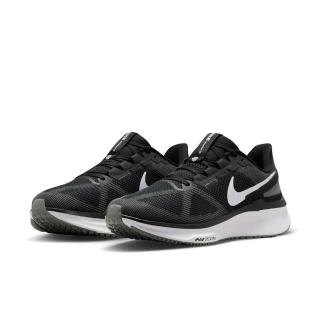 【NIKE 耐吉】慢跑鞋 運動鞋 氣墊 男 黑色 NIKE AIR ZOOM STRUCTURE 25(DJ7883002)