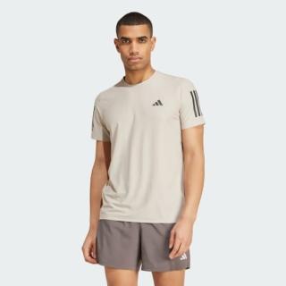 【adidas 愛迪達】短袖上衣 男 訓練 慢跑 吸排 亞規 OTR B TEE 卡其 IV5403