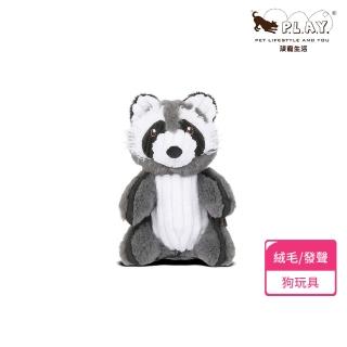 【P.L.A.Y.】森林小夥伴-浣熊(狗玩具 發聲玩具 響紙 陪伴 抗憂鬱 耐咬 狗狗 寵物玩具 啃咬 紓壓)