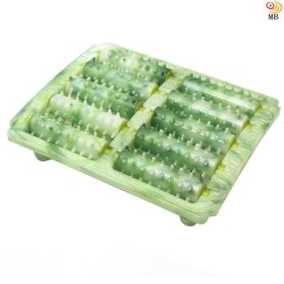 【月陽】26公分3D立體5排10滾輪120按摩顆粒腳底按摩器穴位滾輪按摩器(FMG2621)
