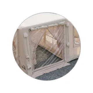 【Coody】Roomy 12.8 前室TPU透明側門 2片(充氣帳 客廳帳 露營 逐露天下)