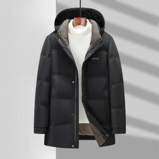 【巴黎精品】現貨+預購 真羽絨90%鴨絨羽絨外套羽絨衣夾克(保暖秋冬禦寒品質保證男外套2色a1ix85)