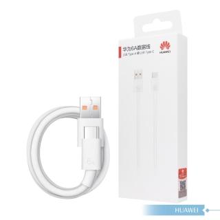 【HUAWEI 華為】原廠盒裝1M USB-A to Type-C 超級快充充電線 6A(CC790)