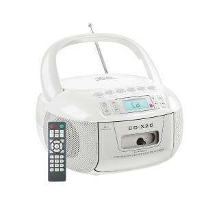 【大城小居】藍芽CD機播放器 白色/黑色(收音機 藍芽cd MP3音樂播放器 磁帶機)