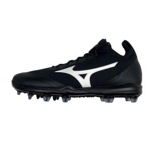 【MIZUNO 美津濃】PRO成人棒球釘鞋襪套式膠釘鞋黑(11GP200000)