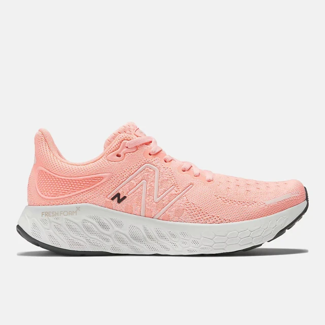 NEW BALANCE 1080 V12 女 慢跑鞋 運動 路跑 D 寬楦 緩震 舒適 透氣 粉橘(W108012O)