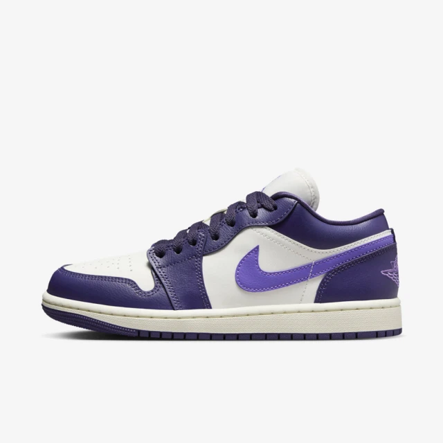 NIKE 耐吉 Wmns Air Jordan 1 Low 女 休閒鞋 喬丹 皮革 穿搭 葡萄紫(DC0774-502)