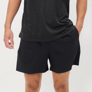 【NEW BALANCE】男款 黑色 運動褲 慢跑 訓練 美規 5吋 運動 休閒 短褲 MS41227BK