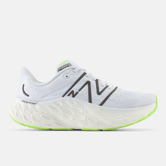 【NEW BALANCE】Fresh Foam X More v4 女 慢跑鞋 D寬楦 厚底 淺藍 白(WMORCR4)