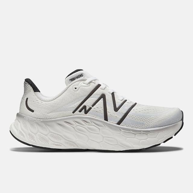 【NEW BALANCE】Fresh Foam X More V4 男 慢跑鞋 厚底 2E寬楦 白(MMORCW4)
