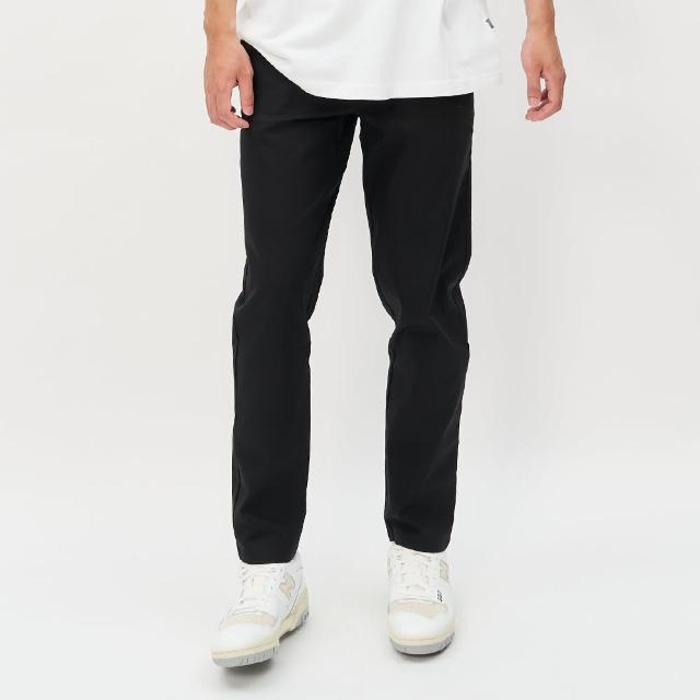【NEW BALANCE】男款 黑色 亞規 挺版 錐形 休閒 長褲 AMP43554BK