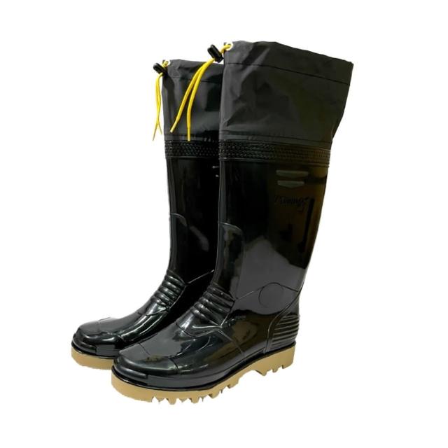 【RONIN 獵漁人】台興 台灣製造 一體成形不鏽鋼釘雨鞋 TS-2300(釘雨鞋 雨鞋 登山鞋 防滑 涉水 爬山)