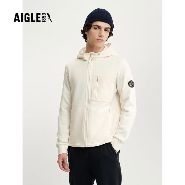 【AIGLE】男 滑雪系列 彈性保暖外套 AG-3A146 兩色(男外套 保暖外套 中層外套 聚酯纖維)