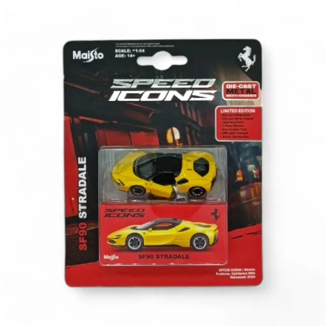 1:64模型車 Ferrari SF90 Stradale 模型車(法拉利 超跑模型)
