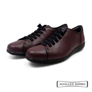 【ACHILLES SORBO】經典素面質感綁帶小棕鞋 棕色(ASM563-BDB)