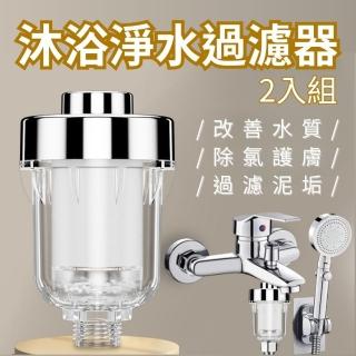 【CHYUNYAO】沐浴淨水過濾器 2入組(改善水質 除氯護膚 過濾泥垢)