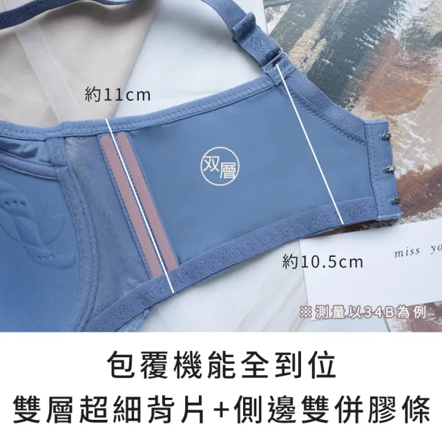 【玉如阿姨】3件組 春日之初內衣★0692 淡紫+藍+藍綠(A.B.C罩 小胸 服貼 不簍空 軟鋼圈 舒適 台灣製)