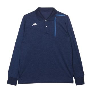 【KAPPA】義大利時尚吸濕排汗中性長袖POLO(丈青311N3HWB29)