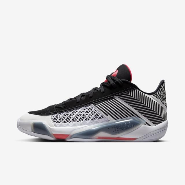 【NIKE 耐吉】Air Jordan 38 XXXVIII Low PF 男 籃球鞋 喬丹 白黑紅(FD2325-101)