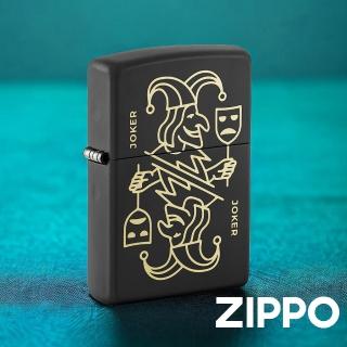 【Zippo】黑金撲克-啟示錄小丑防風打火機(美國防風打火機)
