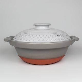 【福介商店】日本土鍋 萬古燒 KASUMI CLEA 8號土鍋 M(陶鍋 砂鍋 湯鍋 日本製陶瓷)