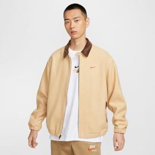 【NIKE 耐吉】外套 男 女 中性款 夾克 運動立領外套 AS U NK WVN TWILL PREM JKT 卡其 HQ4744-233(2S4104)