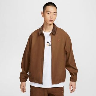 【NIKE 耐吉】外套 男 女 中性款 夾克 運動立領外套 AS U NK WVN TWILL PREM JKT 棕 HQ4744-281(2S4113)