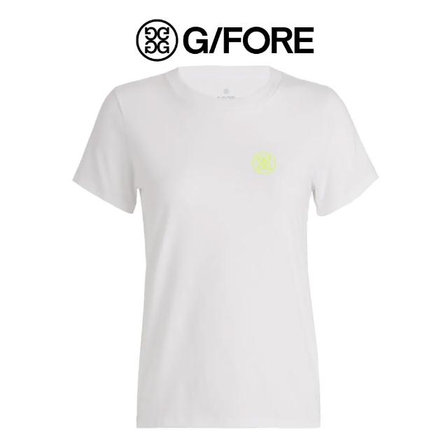 【G/FORE】GOLFERS WANTED COTTON TEE 女士 圓領短袖上衣 白色