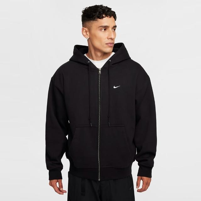 【NIKE 耐吉】外套 男 運動連帽外套 M NK SOLO SWSH THERMAL FZ 黑 FZ1165-010(3S4137)