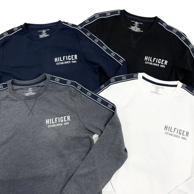 【Tommy Hilfiger】薄長袖 長T 手臂串標 長袖 T恤 湯米 上衣 平輸品(長袖 T恤 串標長T 8760)