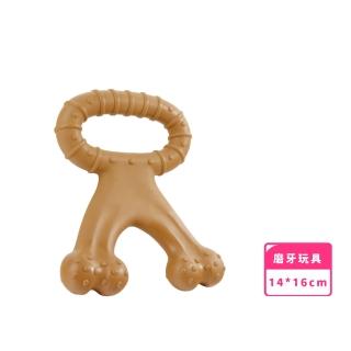 【咬牙切齒】牛肉香狗狗磨牙玩具(耐啃咬 拔河 潔牙骨 狗牙刷 牙結石 寵物用品 玩具球 狗骨頭)