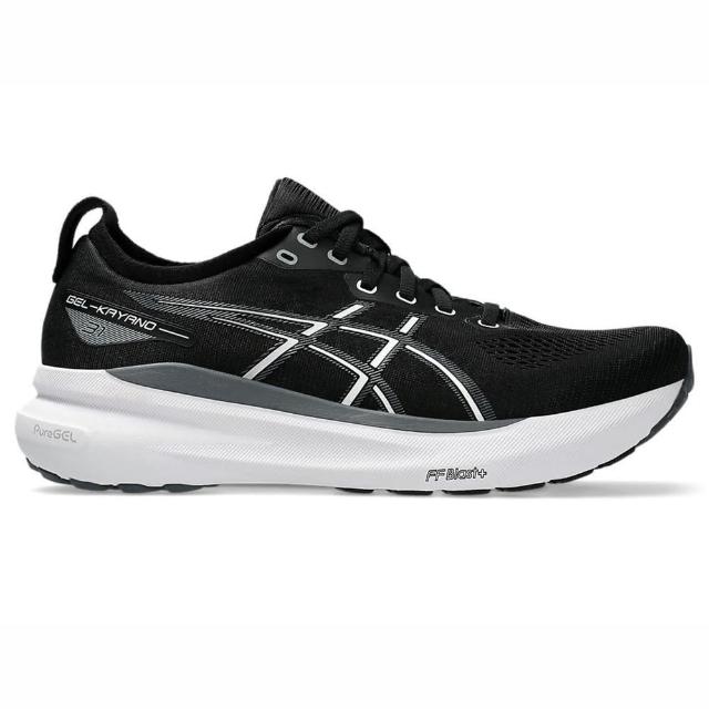 【asics 亞瑟士】Gel-kayano 31 2E 男 慢跑鞋 運動 寬楦 支撐 彈力 黑白(1011B869-002)