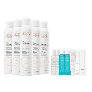 【Avene 雅漾官方直營】活泉水穩膚噴霧300mlx5入組(保濕化妝水/舒緩乾癢敏弱)