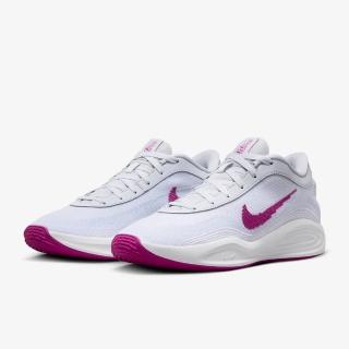【NIKE 耐吉】籃球鞋 男鞋 運動鞋 編織 緩震 G.T. HUSTLE ACADEMY EP 灰白桃 FJ7808-004