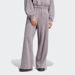 【adidas 愛迪達】長褲 女 休閒褲 亞規 P ESS W JOGGERS 灰紫 IY7399