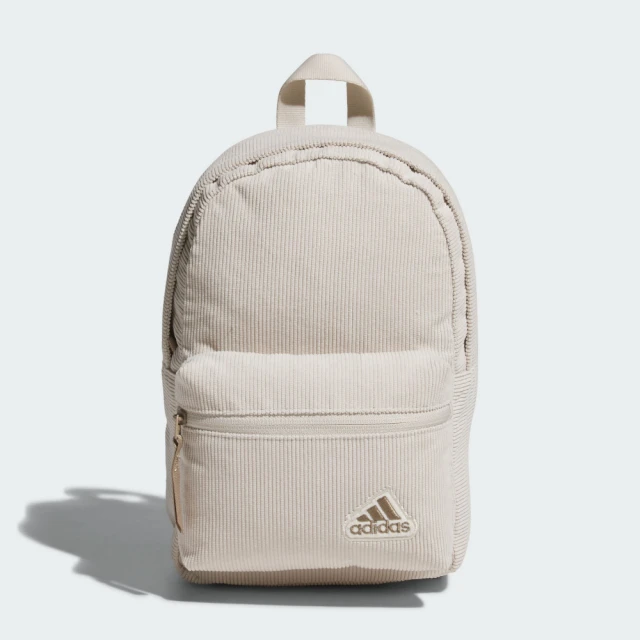 adidas 愛迪達 小後背包 運動包 小包 燈芯絨 CORD MINI BP 米色 JF6251