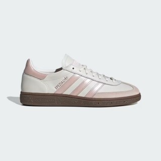【adidas 愛迪達】HANDBALL SPEZIAL 運動休閒鞋(JH8661 女鞋 ORIGINALS休閒鞋 珠光櫻花粉嫩配色)
