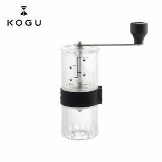 【KOGU 珈琲考具】手搖咖啡磨豆機 - 透明(日本原廠授權公司貨)