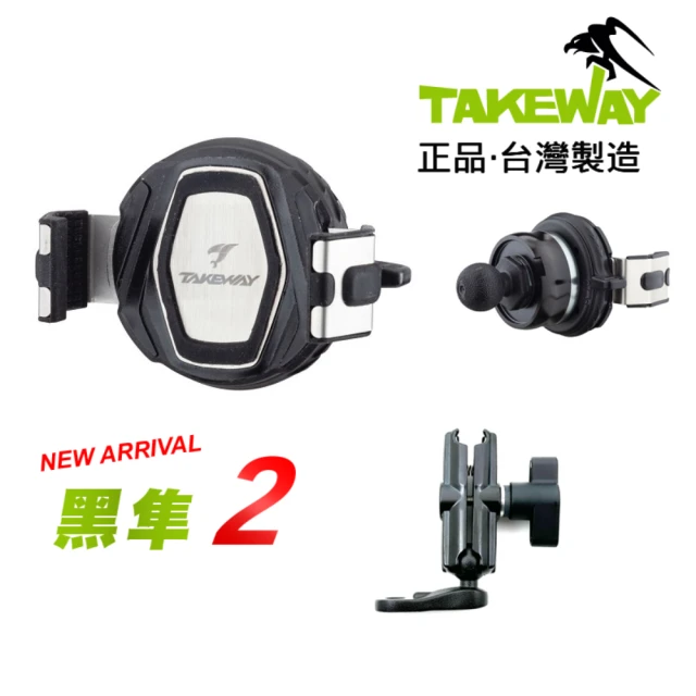 Dr﹒ML 駒典科技 TAKEWAY 黑隼2 黑隼手機架-雙磁浮-後照鏡-基本款LA1(黑隼2 PH08-AnvPro 減震版)