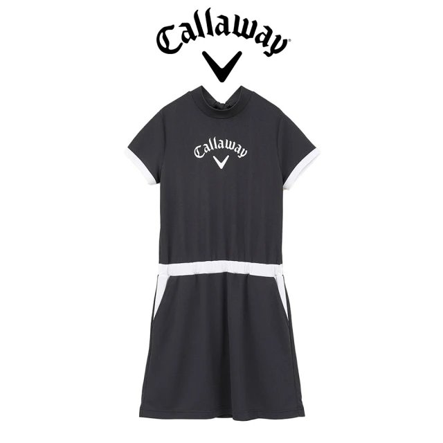 Callaway 卡拉威 SHORT-SLEEVED DRESS 女士 快乾短袖洋裝 黑色