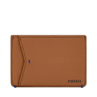 【FOSSIL 官方旗艦館】Joshua 仙人掌純素皮革卡夾-棕色 ML4461B231(禮盒組附鐵盒)